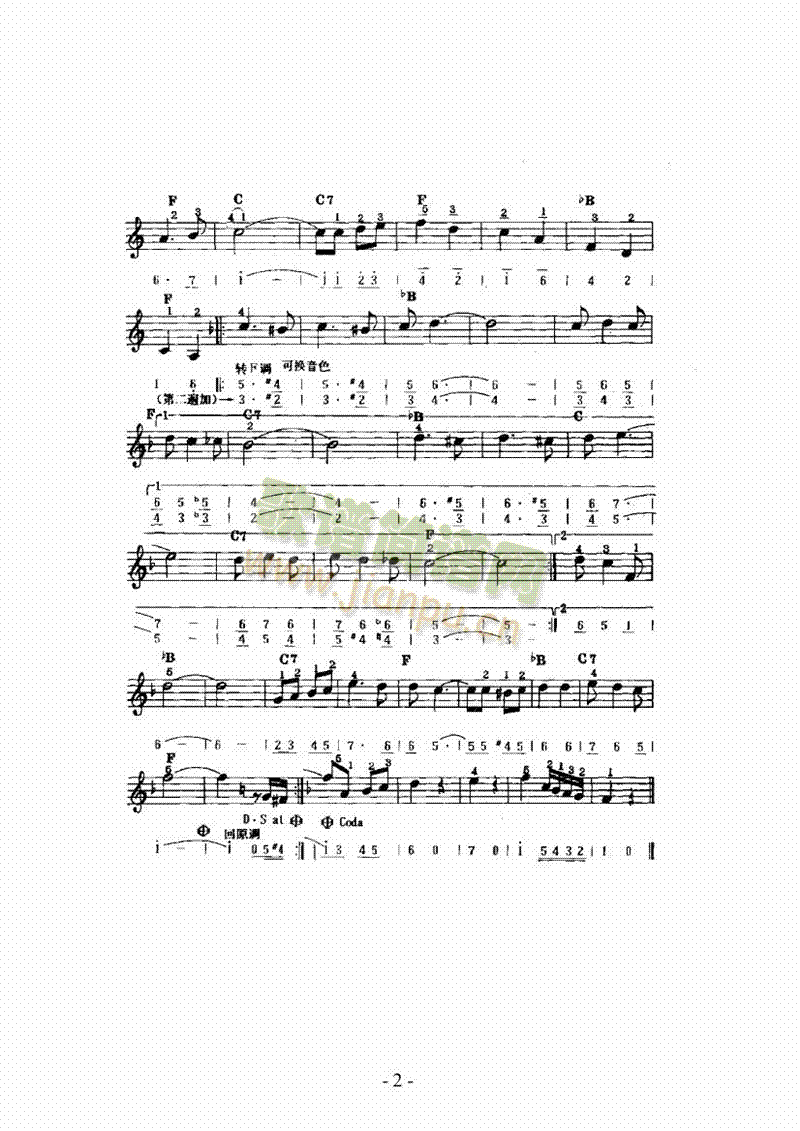 《啤酒桶波尔卡》主题曲 键盘类 电子琴2