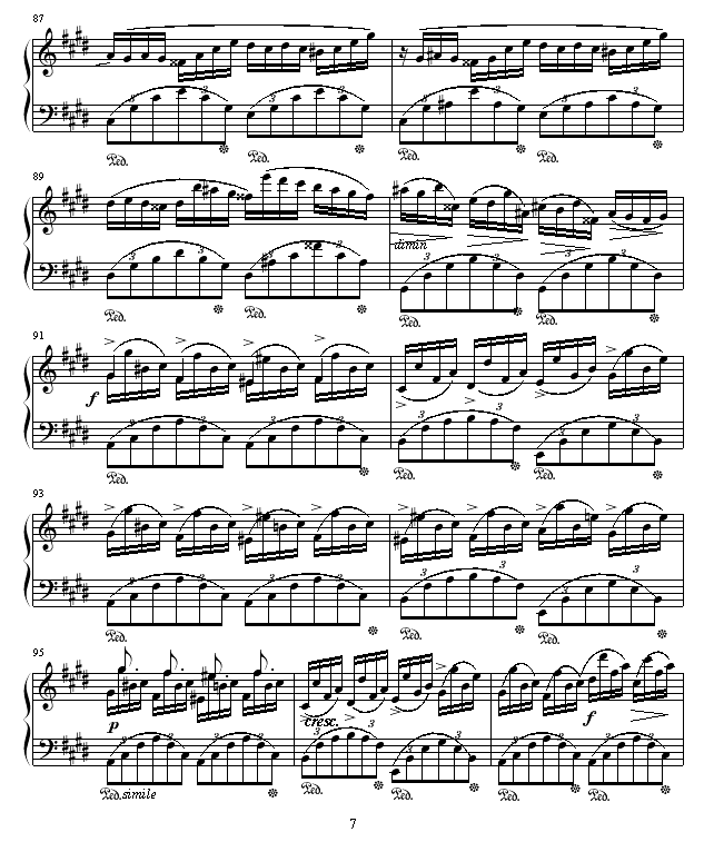 幻想即兴曲-滴漏打谱3