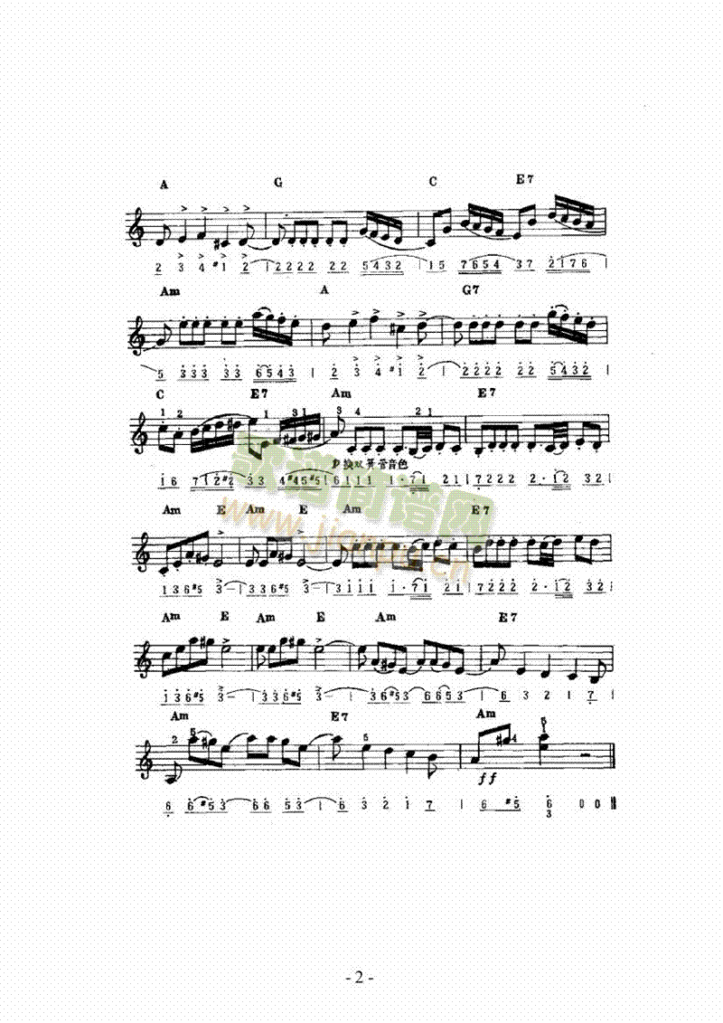 《四小天鹅舞曲》主题曲 键盘类 电子琴2