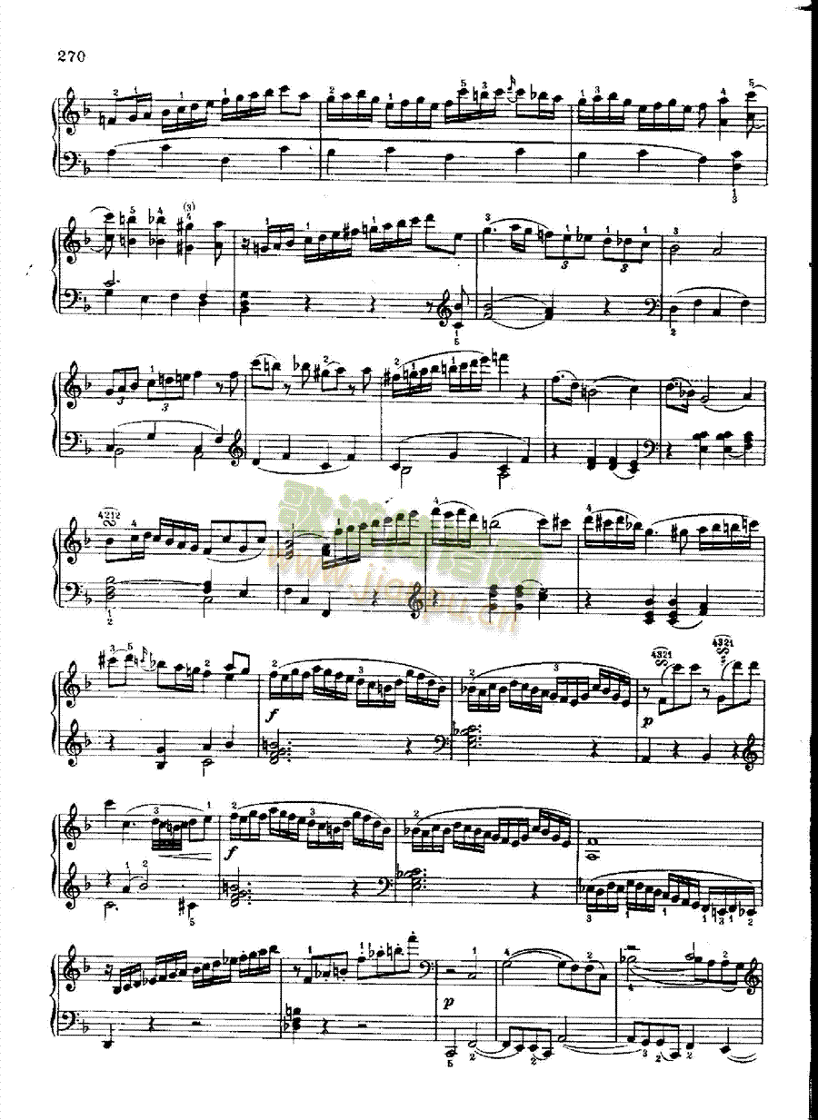 奏鸣曲Nr.533 键盘类 钢琴19