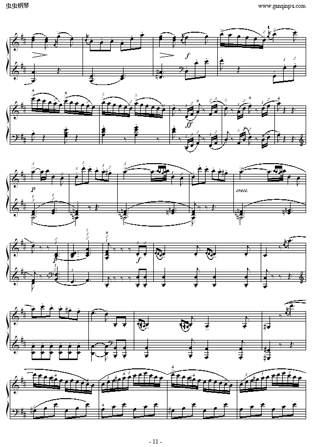 D大调奏鸣曲K.311-完整版11