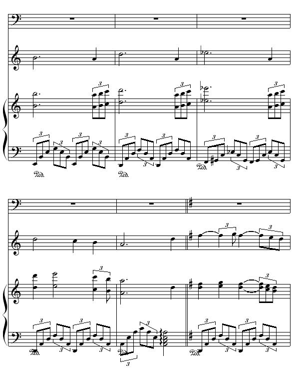 秋夜随想曲- (钢琴小提琴合奏)5