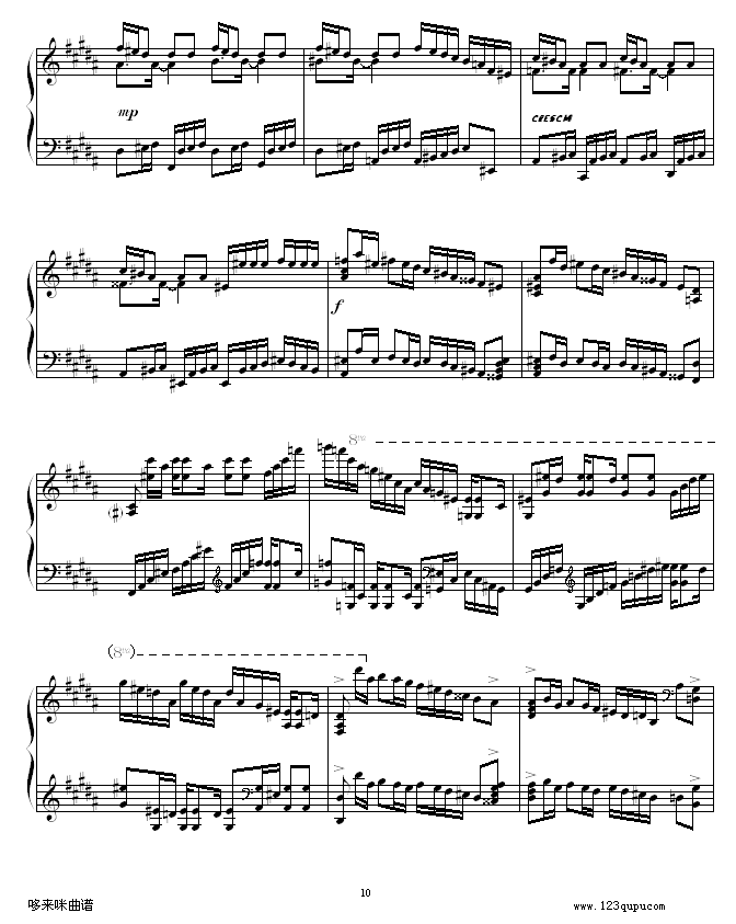 Etude in B Major -圣-Daniel L.Simpson10