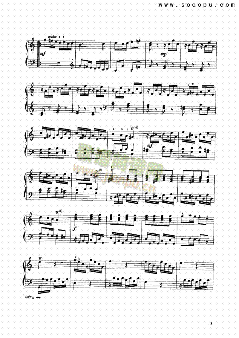 奏鸣曲 键盘类 手风琴3
