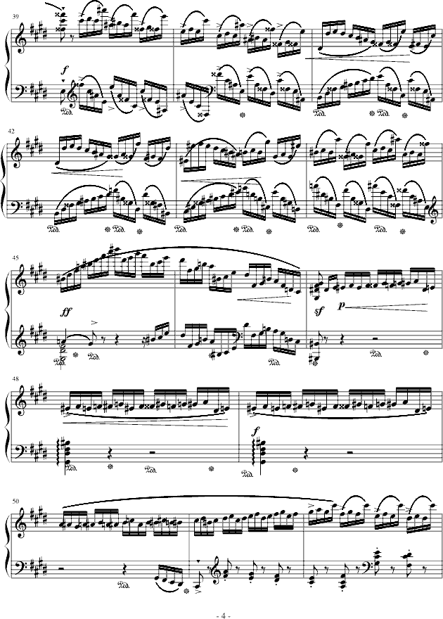 练习曲Op.10 No.4(原版）4