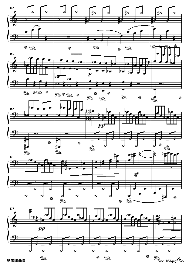 悲怆奏鸣曲第一乐章-贝多芬9
