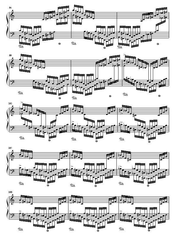 C大调练习曲No.27