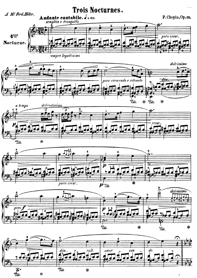 F大调夜曲作品15号 - Nocturne Op.15 No.11