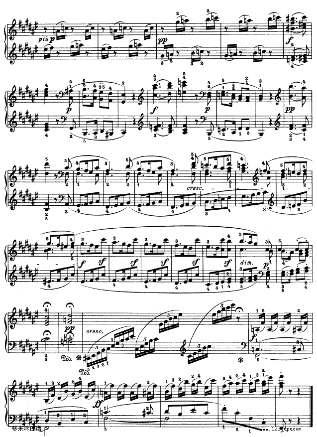 第二十四钢琴奏鸣曲-Op.78-贝多芬10