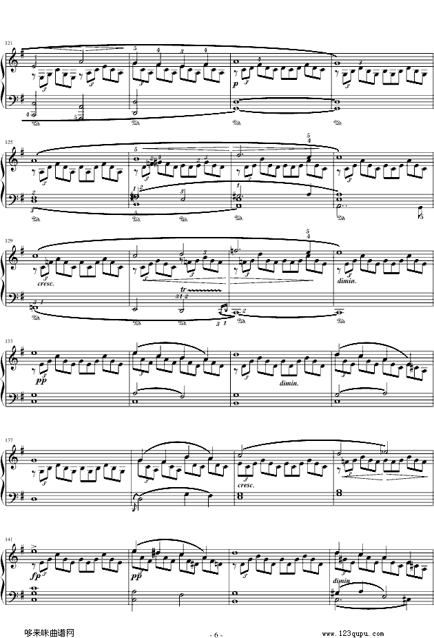 G大调即兴曲(Op.90,No.3))-舒伯特6