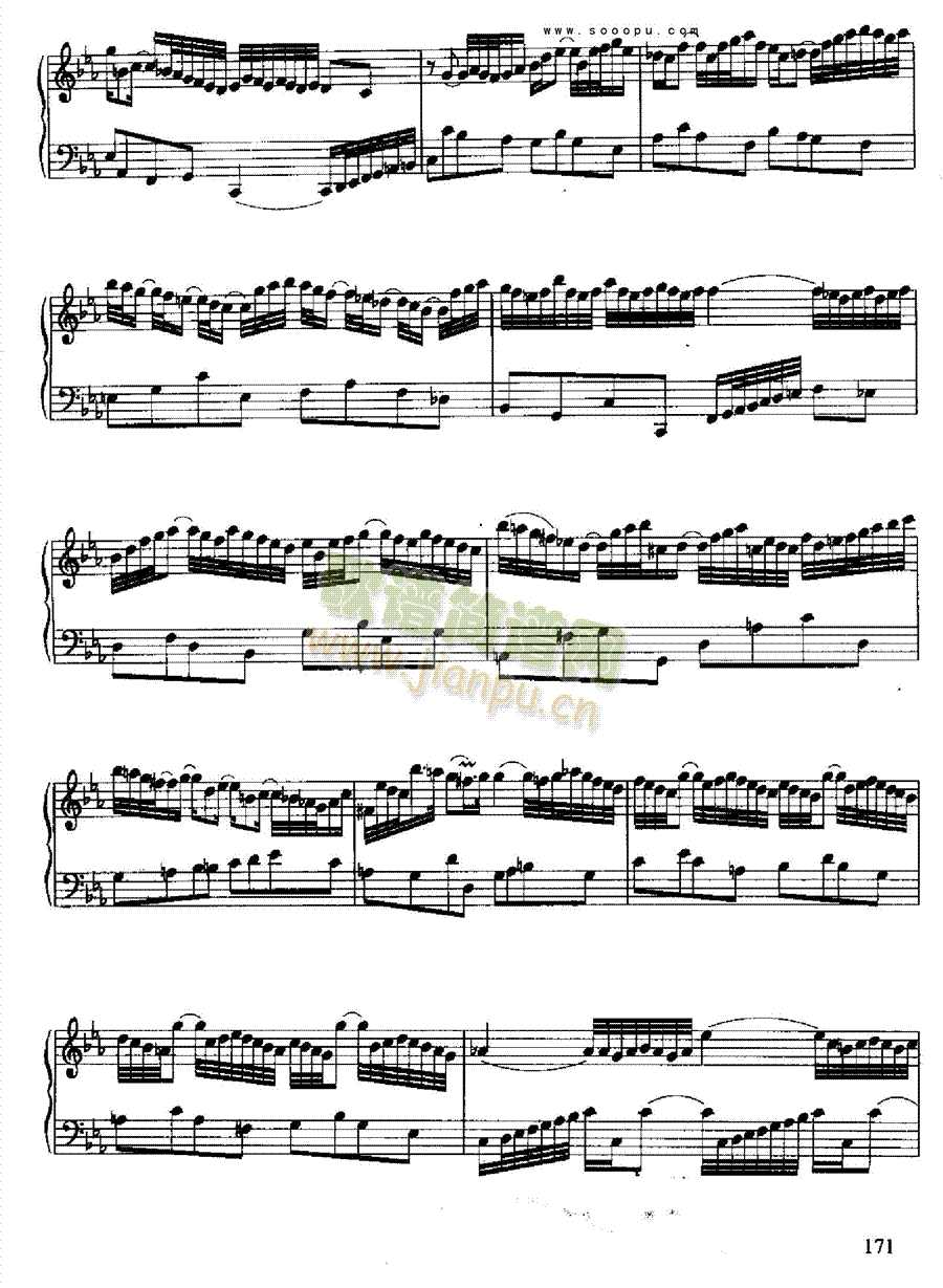 六首古组曲(德国组曲) 键盘类 钢琴14