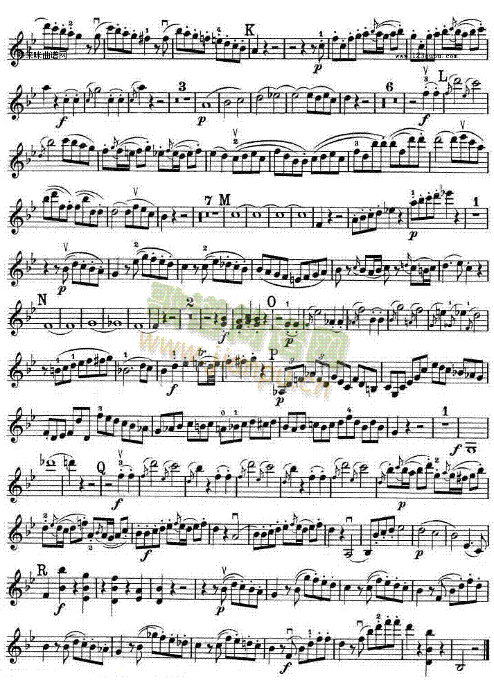 提琴三重奏 第二首 降B大调 K.502之Violin TRIO5