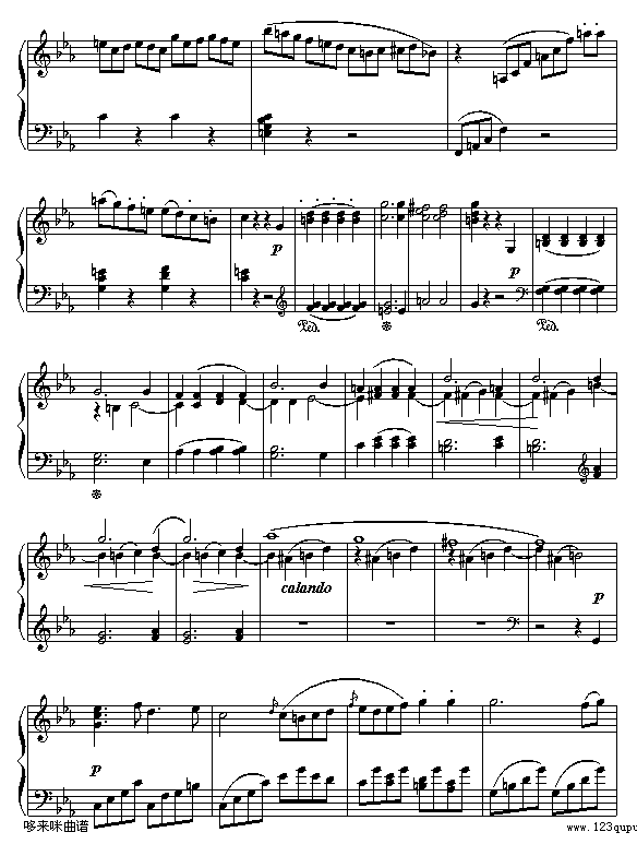 悲怆奏鸣曲第三乐章-贝多芬8