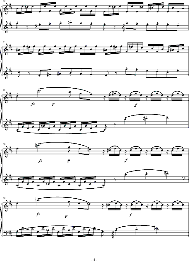 D大调奏鸣曲第一乐章K.2844