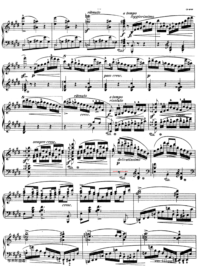 钢琴第一协奏曲 op.11-1-肖邦9