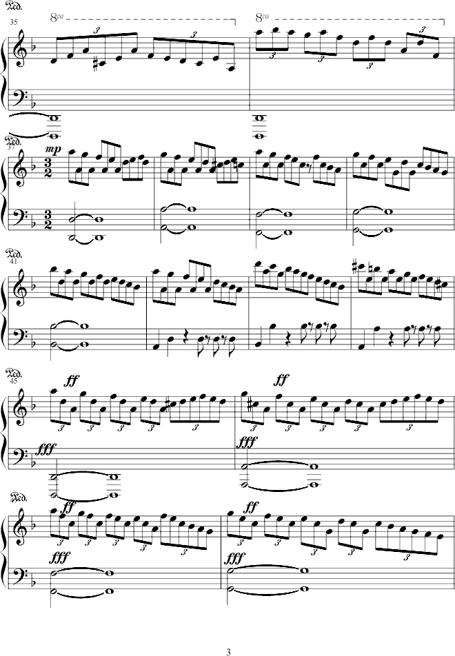 萨拉邦变奏曲- Sarabande3