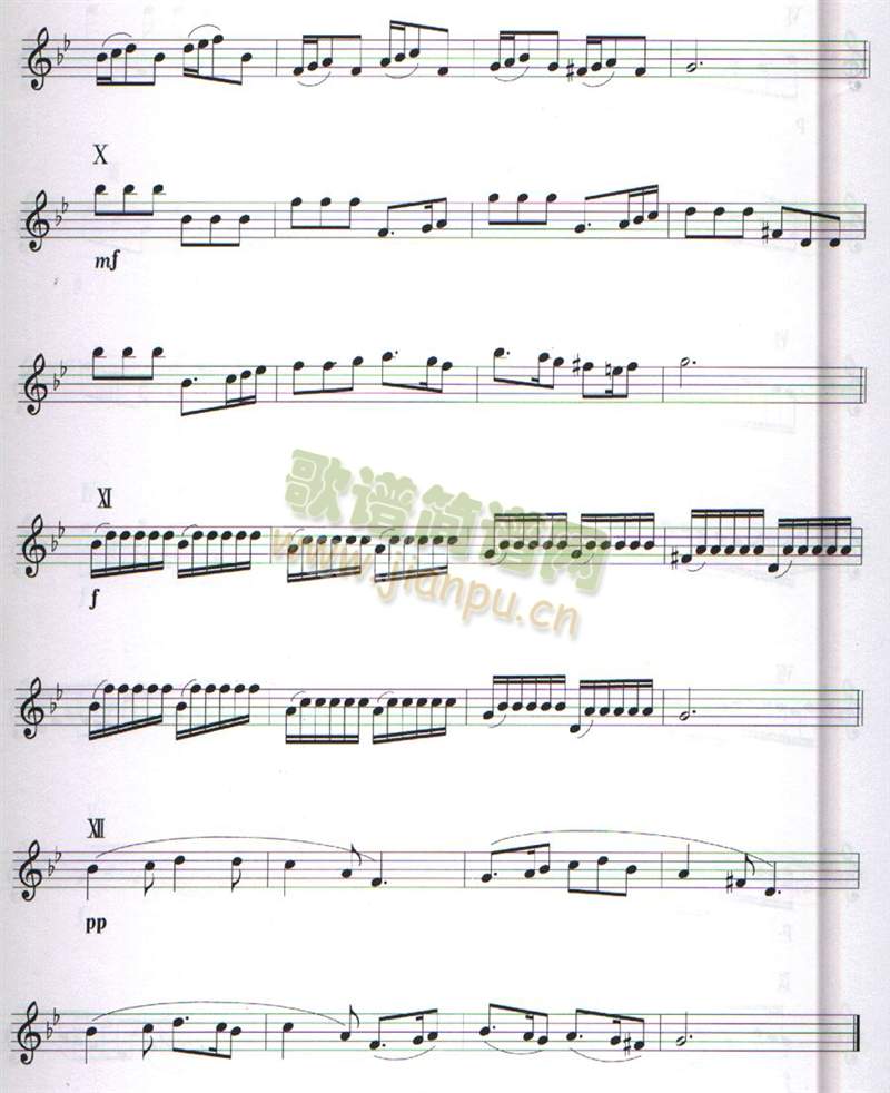 绿袖子主题变奏曲（长笛）4