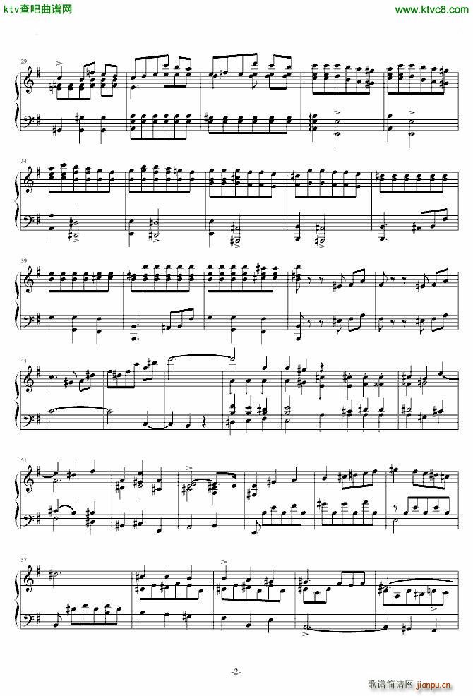 e小调钢琴协奏曲 乐之琴简易钢琴版_肖邦 chopin2