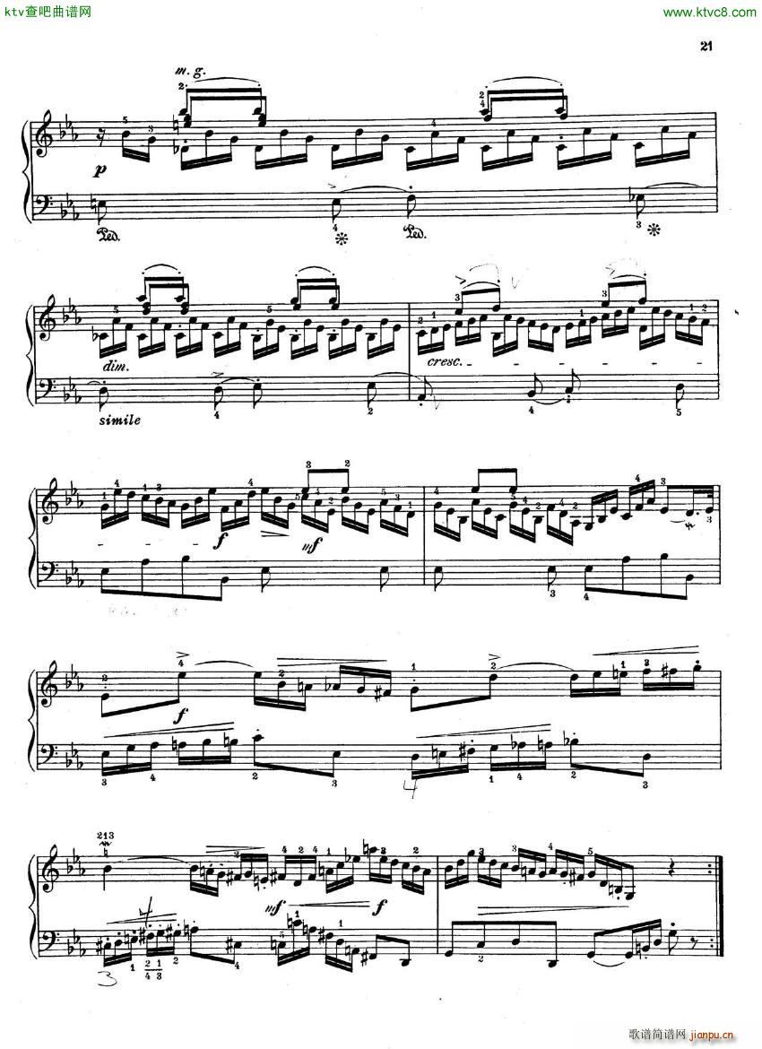 Bach JS BWV 906 Fantasia in C minor pf3