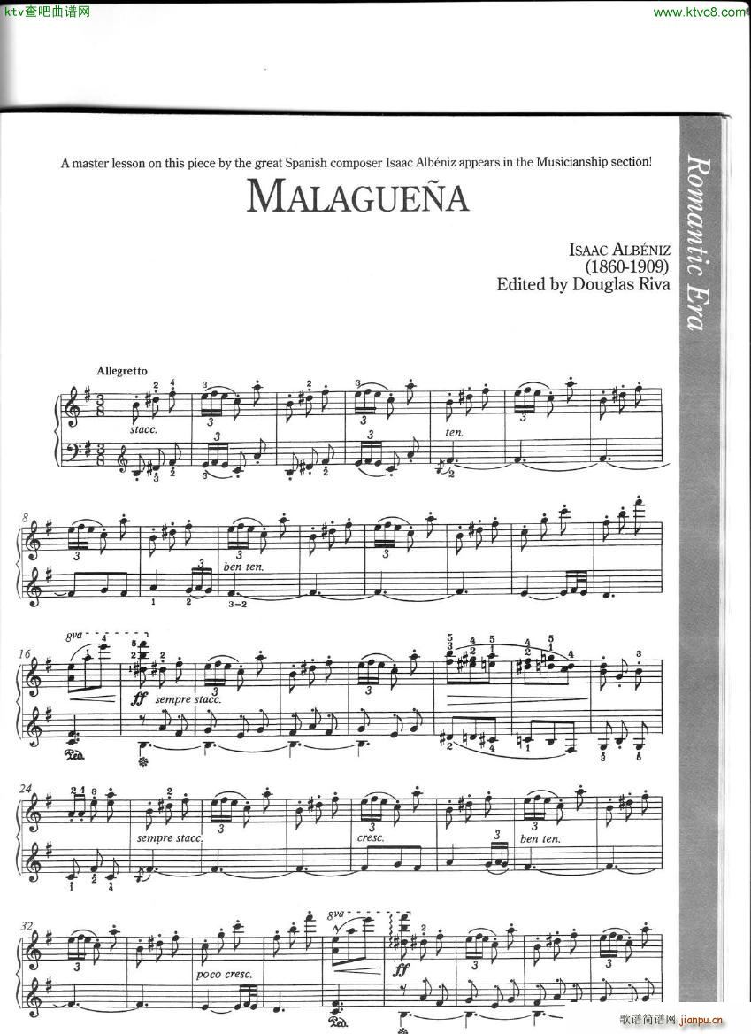 Albeniz Malaguena1