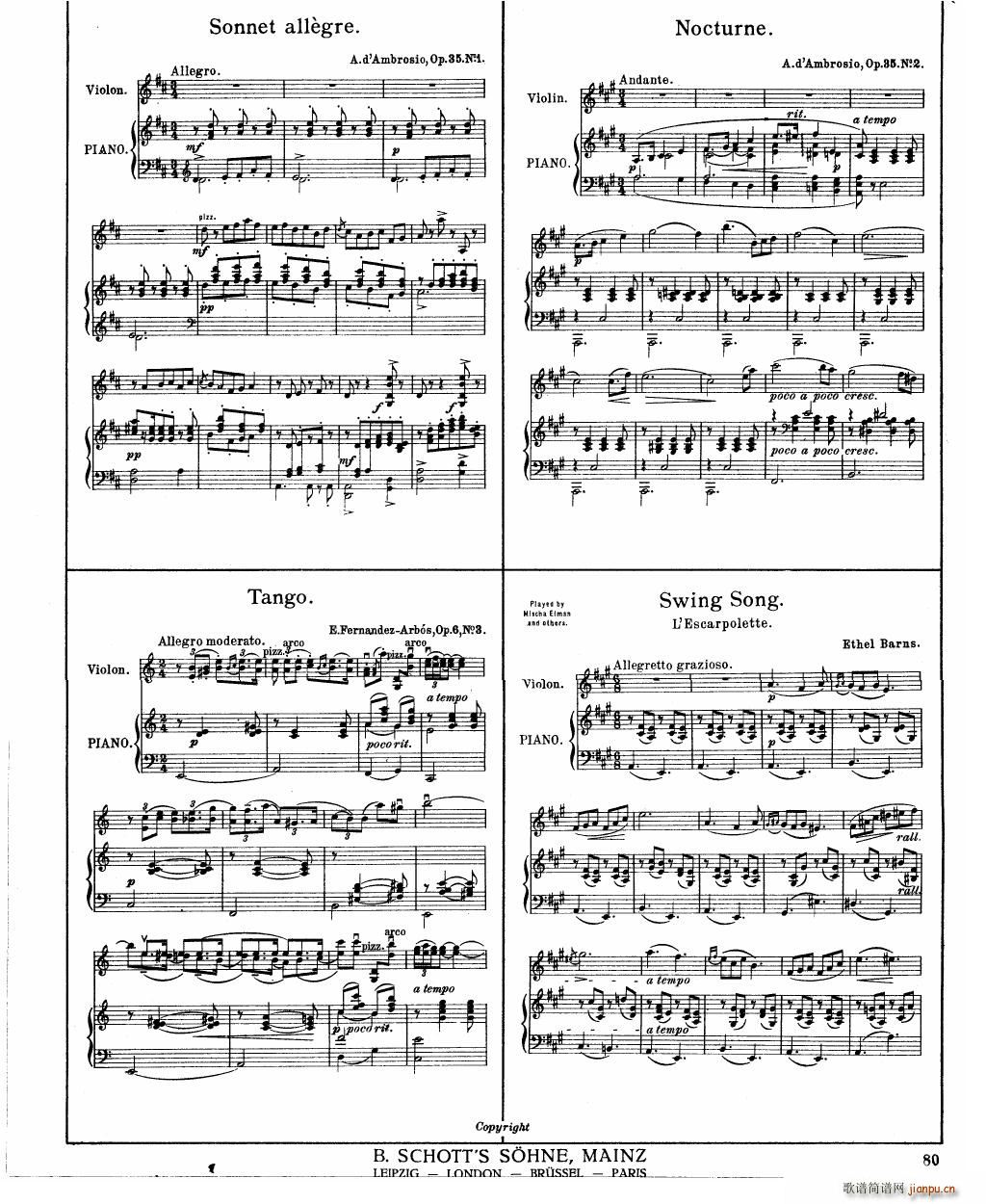 Bowen Humoresque for violin and piano2