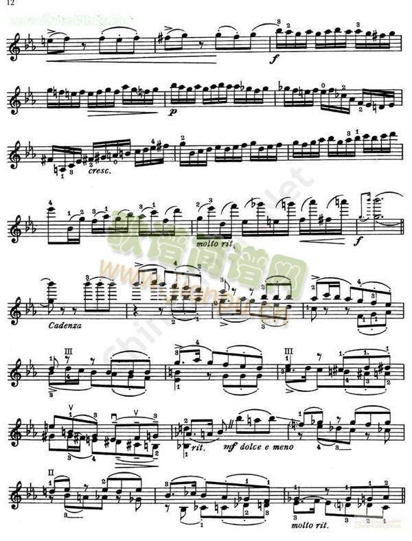 海菲茨-HUMMEL《Rondo》in E-flat major 1 副5