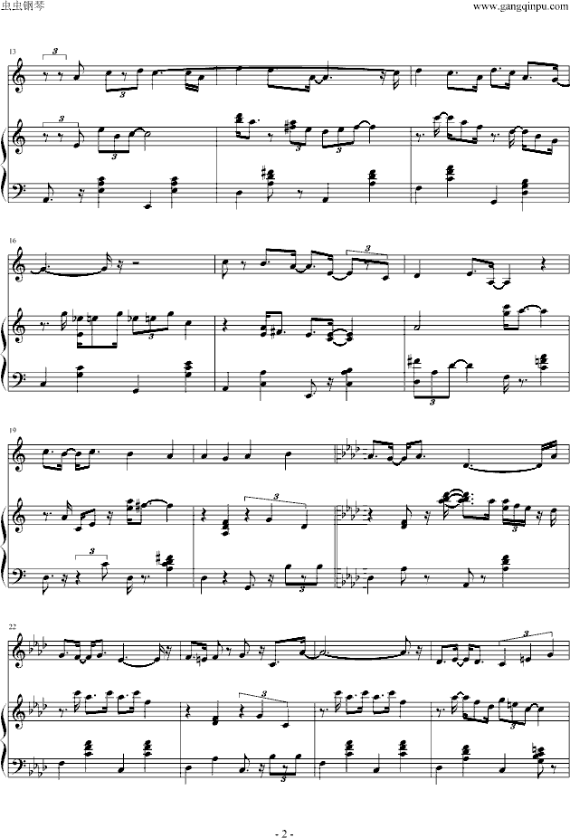 Dionysus的牛仔吉他舞-钢琴谱(钢琴曲)-小光2