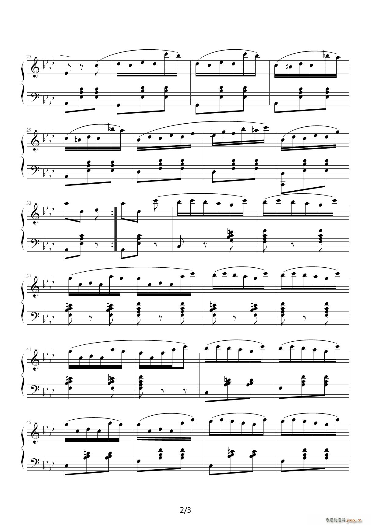 圆舞曲(遗作) 降A调2
