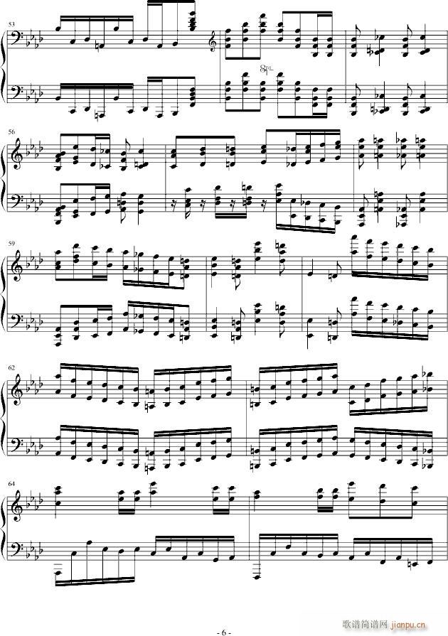 降A大调第六练习曲_PARROT1866