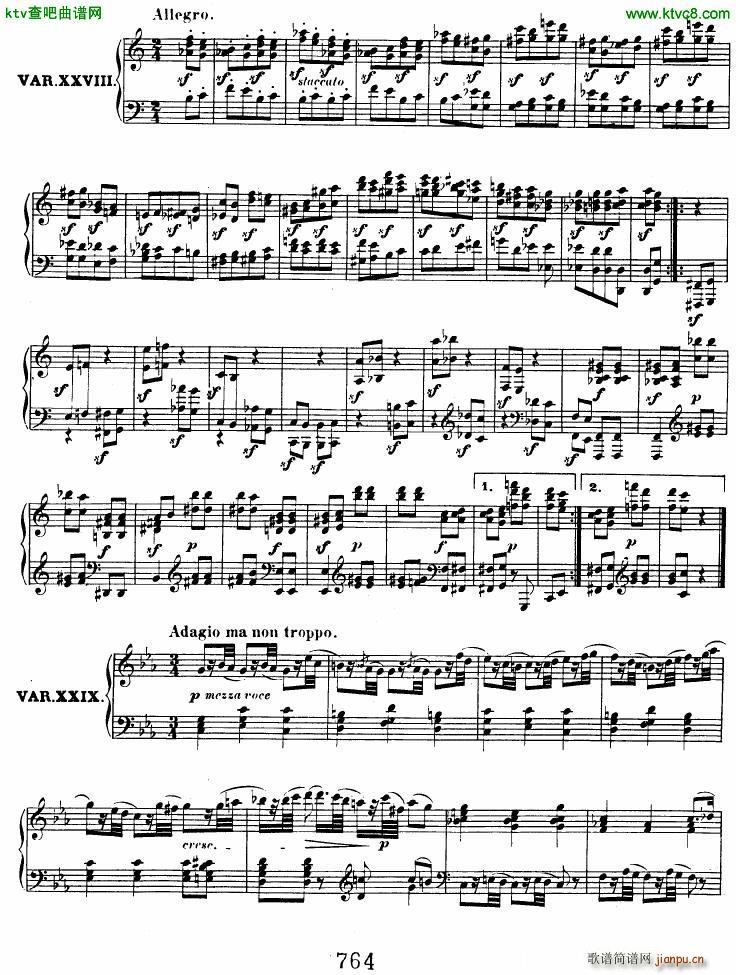 Beethoven op 120 Diabelli Variations24