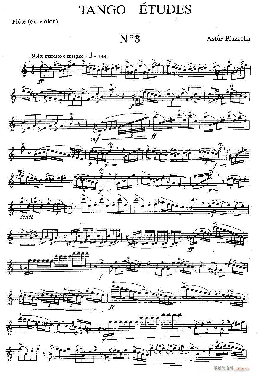 Tango`Etudes之三1