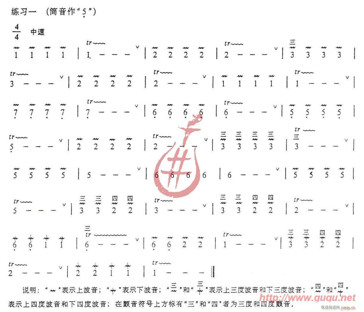 波音与颤音练习1