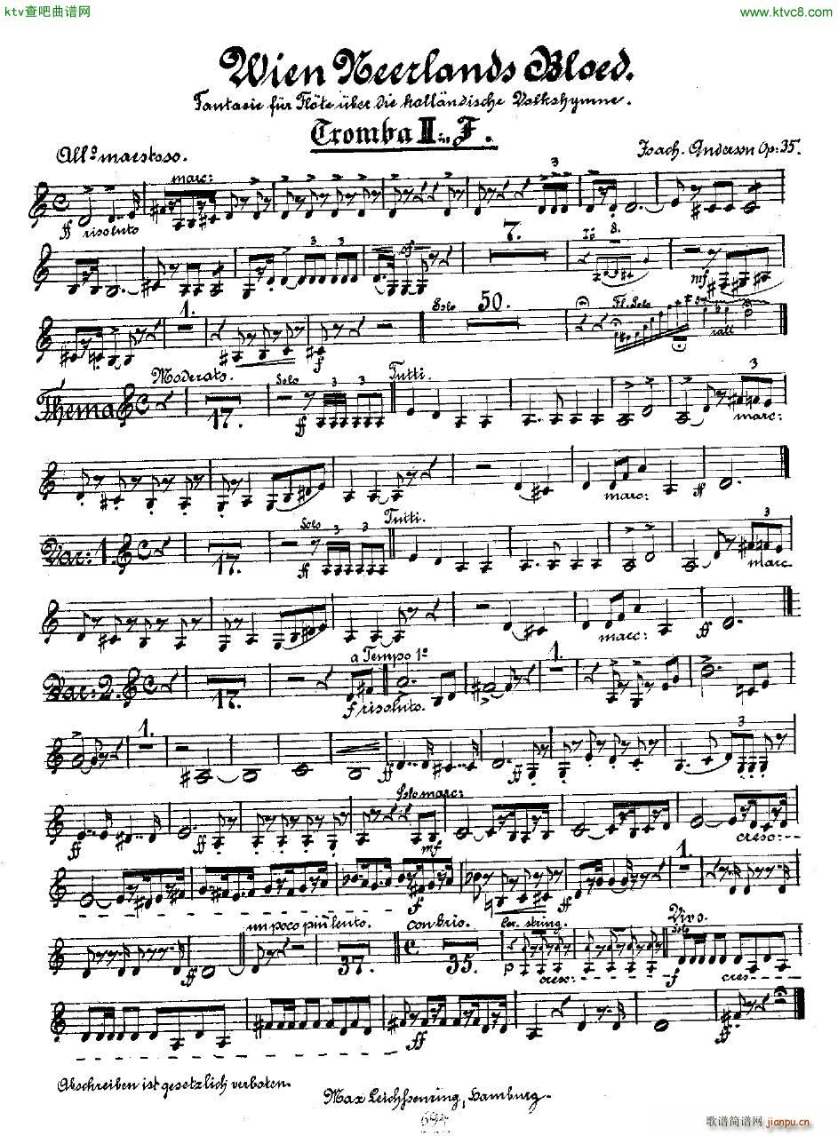 Andersen op 35 Wien Neerlands Bloed orch pts40