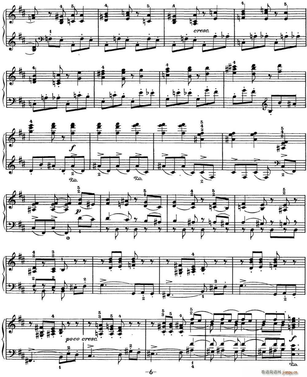 柴可夫斯基 四季 8月 收获 b小调 Harvest B minor6