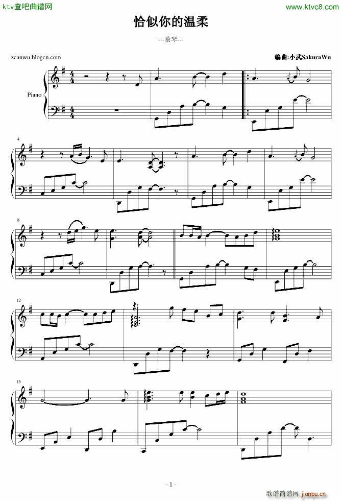 恰似你的温柔 小武版_蔡琴1