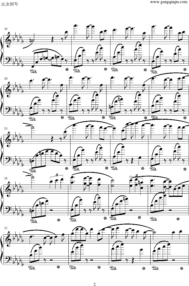 夏日香气-魔鬼的枷锁-钢琴谱(钢琴曲)-韩日剧2