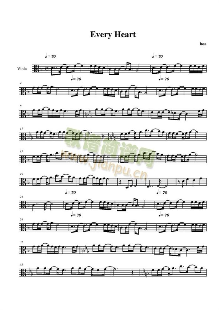 Every Heart viola1