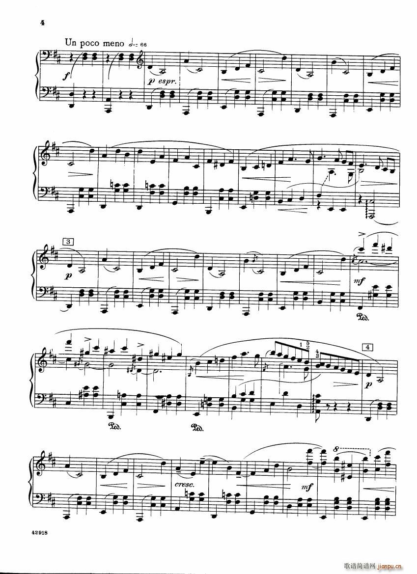 Barber op 28 Souvenirs piano solo4