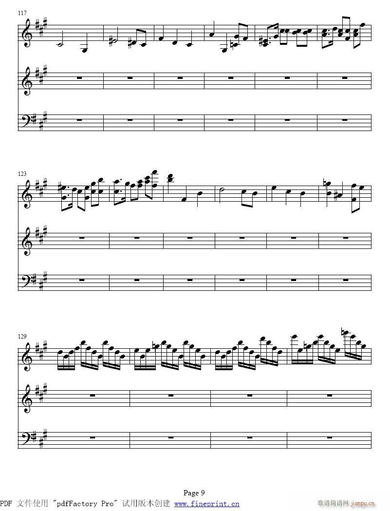 回旋曲 第三乐章8-14提琴2
