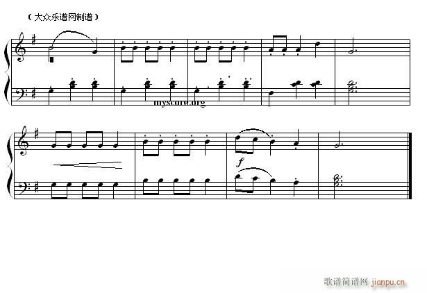 讨厌的啄木鸟(儿童钢琴小曲)2