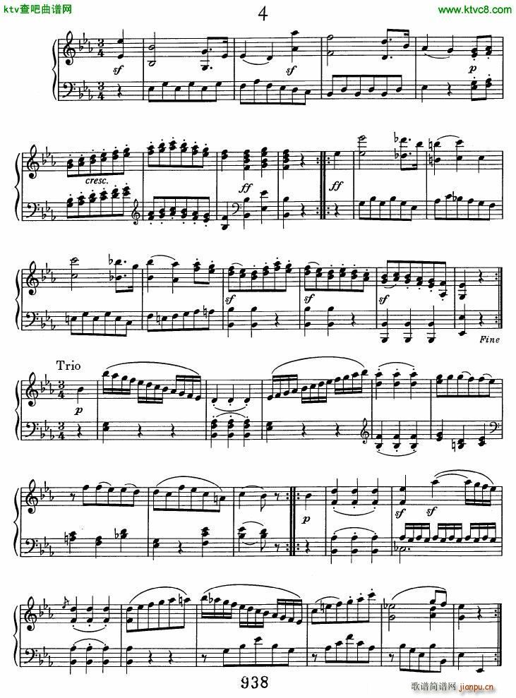 Beethoven WoO 7 12 Minuets4