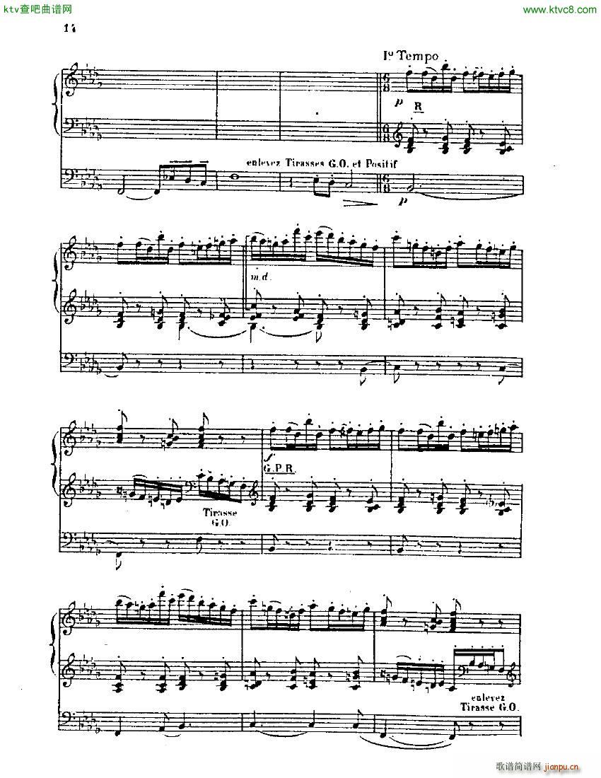 Blin Rene Symphonie mvt 1 solo organ14