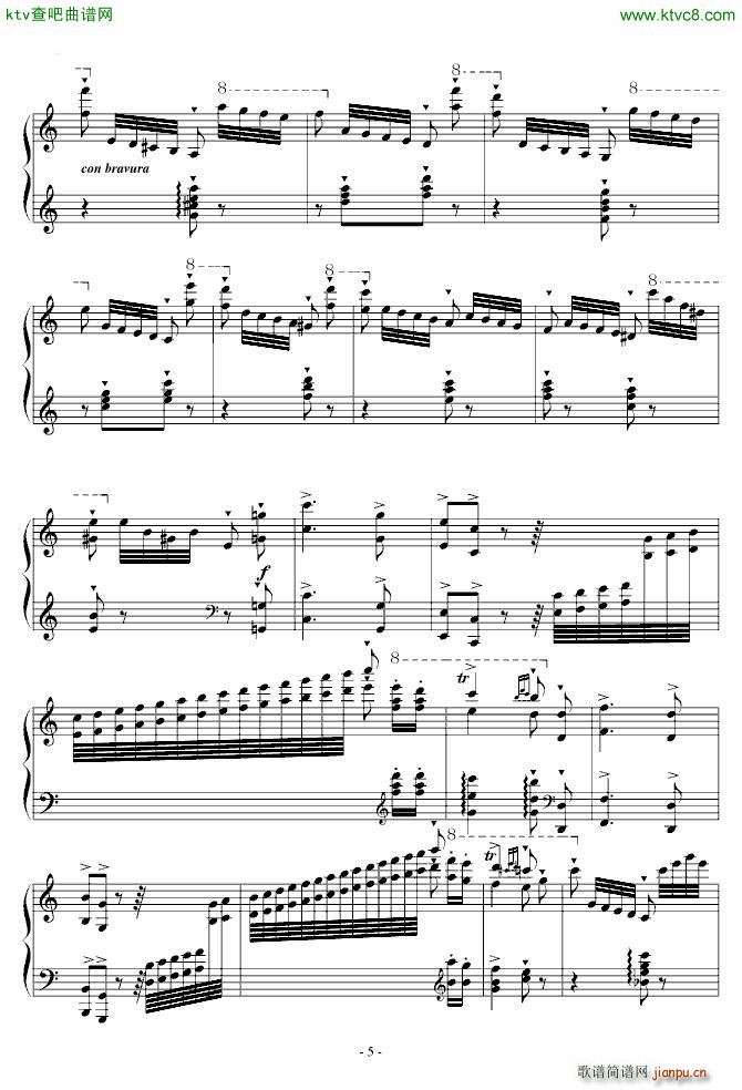 狩猎 帕格尼尼大练习曲_李斯特5