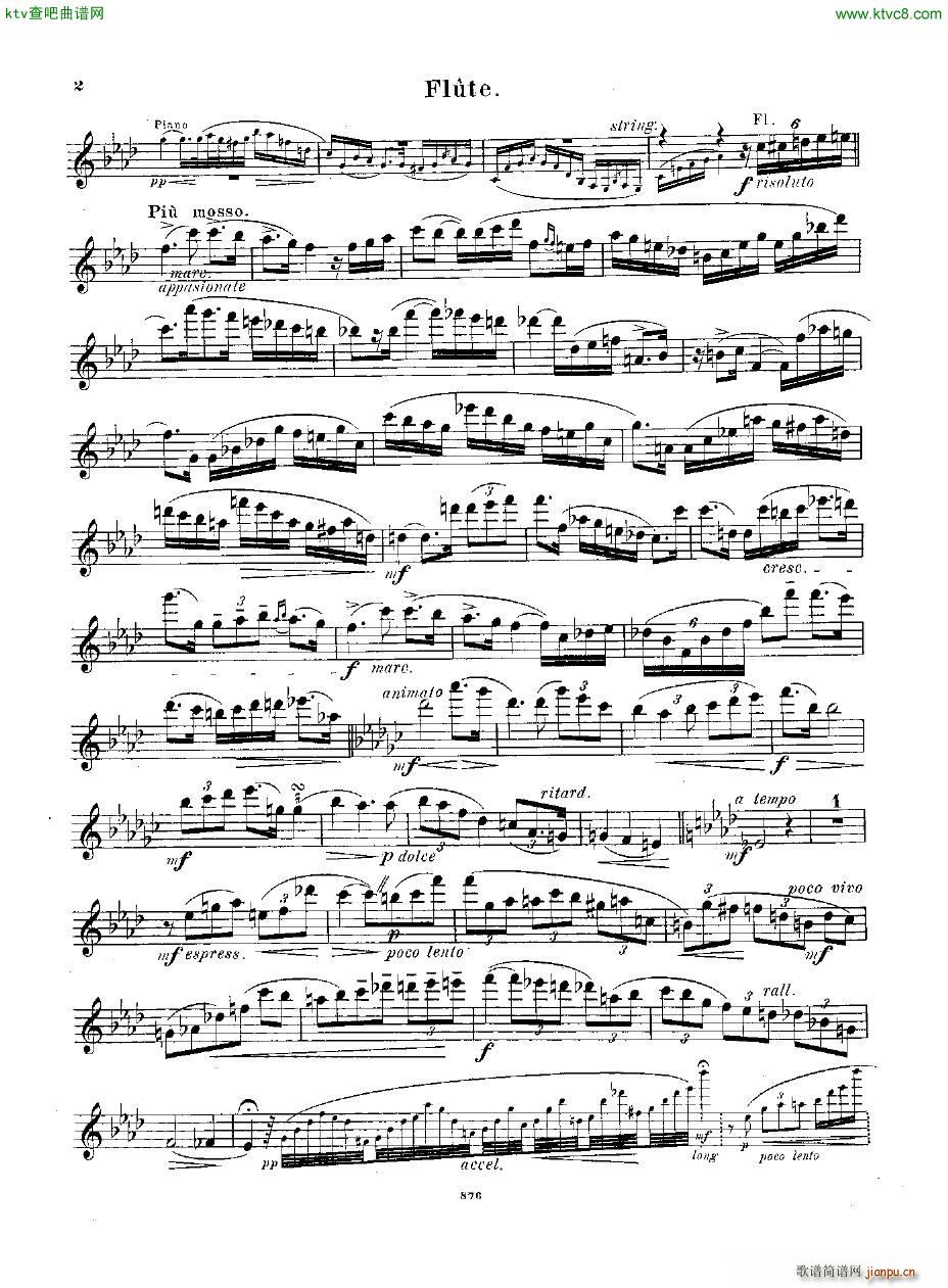 Andersen op 54 Deuxieme Impromptu fl pno12