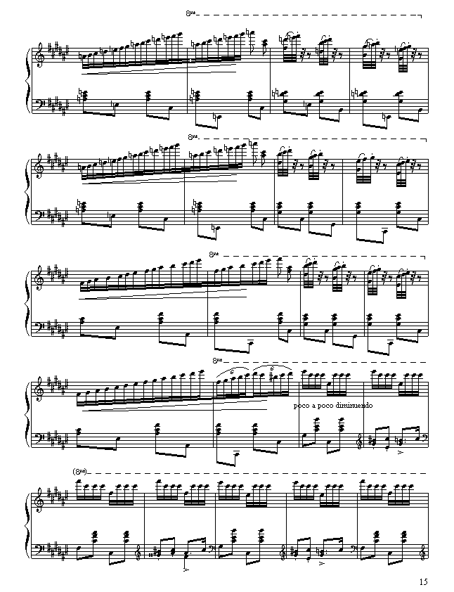 匈牙利狂想曲第二号-钢琴谱(钢琴曲)-李斯特15