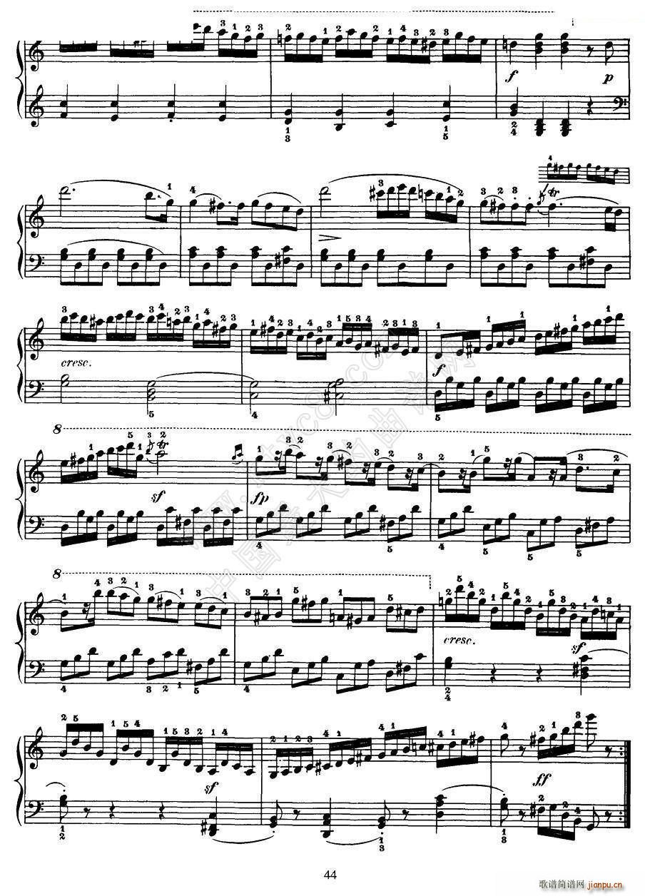 Czerny - 100 Progressive Studies Op 139（69―77）6