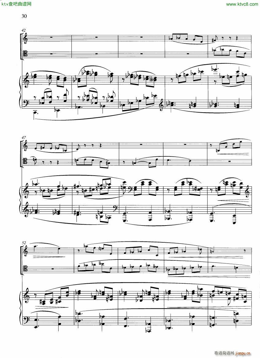 Francaix Trio for oboe bassoon and piano 二3