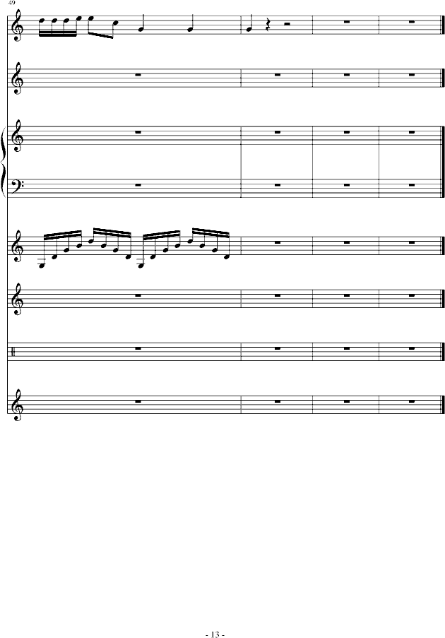 穷开心（逗你玩儿）-钢琴谱(钢琴曲)-wuliangyou13