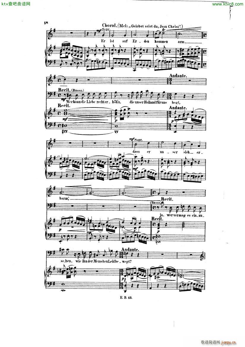 Bach JS BWV 248 Christmas Oratorio No 2 98