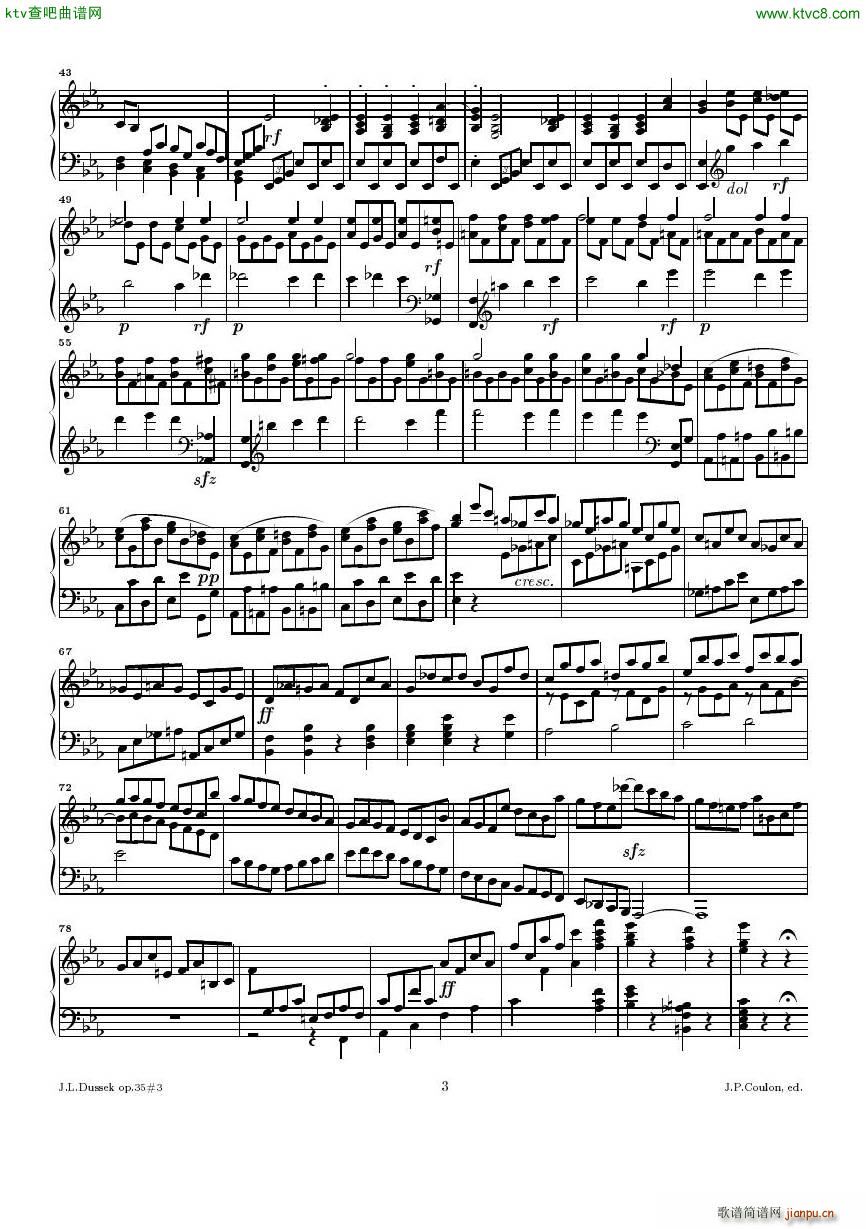 Dussek Sonate No13 op35 No33